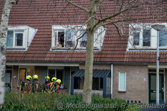 Mediaterplaatse woningbrand haverakker waddinxveen 25012023 Image00006