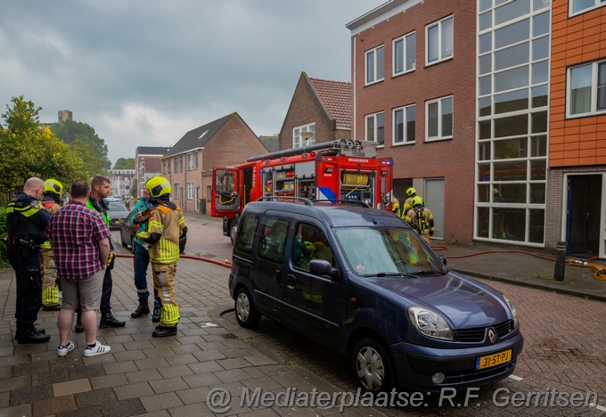 Mediaterplaatse woningbrand boelekade in gouda Image00008