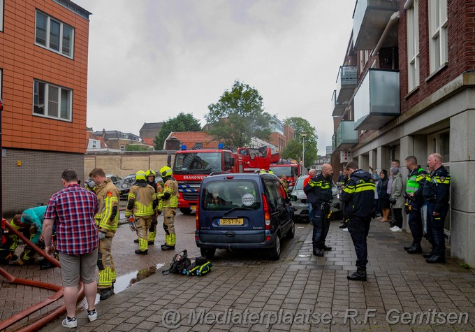 Mediaterplaatse woningbrand boelekade in gouda Image00011