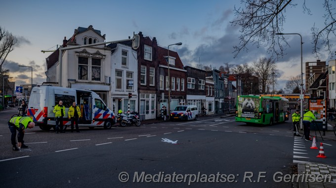 Mediaterplaatse ongeval bus fietser kleiwegplein gouda 12022024 Image00014