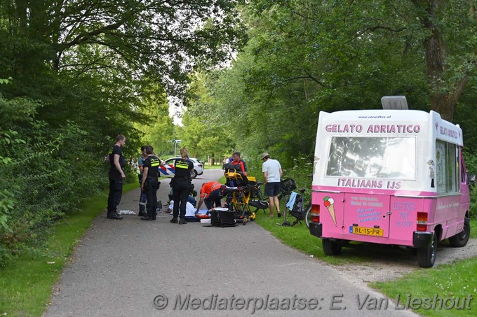 Mediaterplaatse vrouw gewond na val met fiets hoofddorp 20072024 Image00001