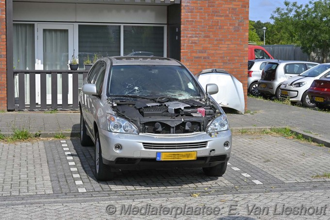 Mediaterplaatse fietser steekt fiets in brand cruquis 24072024 Image00001