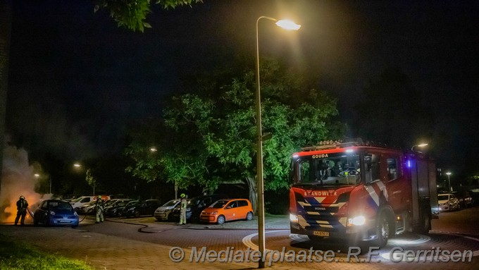Mediaterplaatse auto brand vrijheidslaan gouda 22062024 Image00005