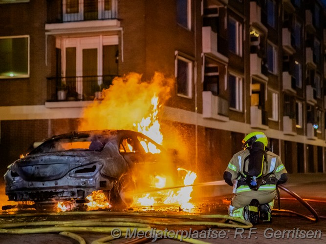 Mediaterplaatse auto brand vrijheidslaan gouda 22062024 Image00007