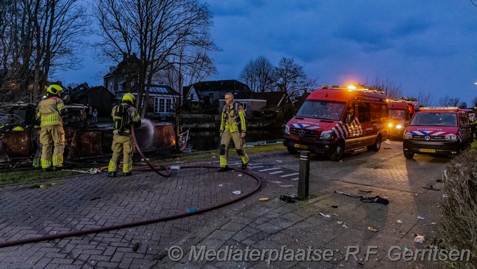 Mediaterplaatse brand op boot haastrecht 26022025 Image00007
