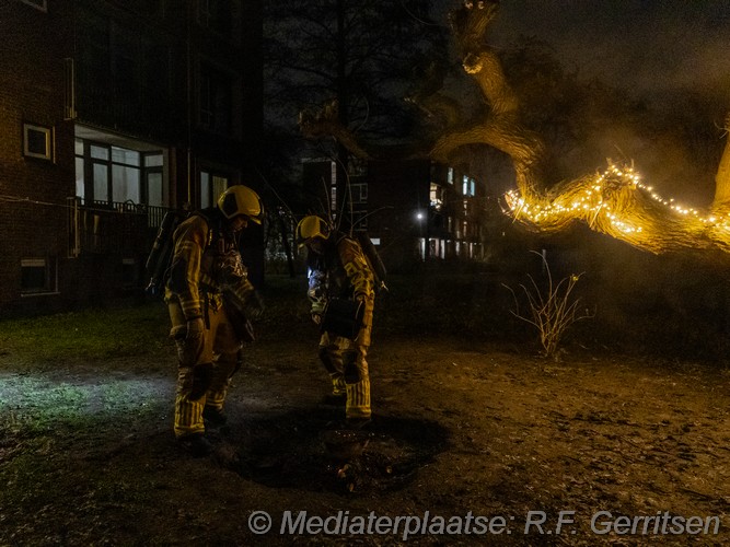 Mediaterplaatse brandje afval reinaertplein Gouda 08012025 Image00008