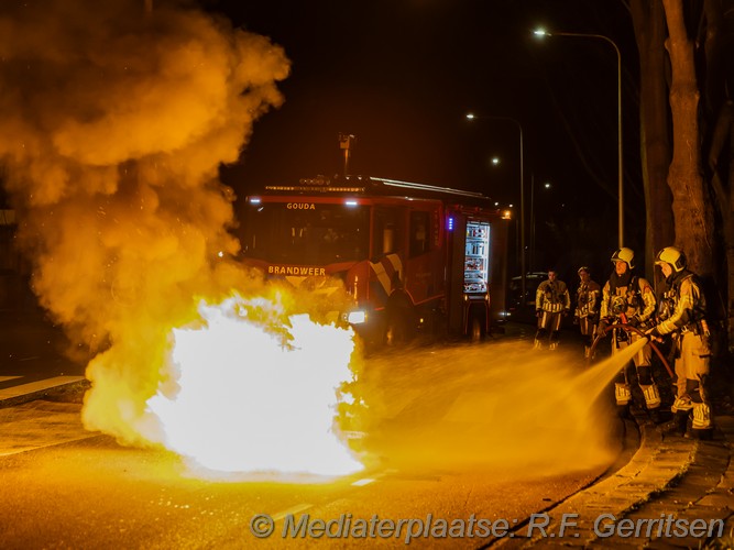Mediaterplaatse auto brand plaswijckweg gouda 26012025 Image00002