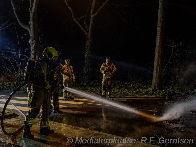 Mediaterplaatse auto brand plaswijckweg gouda 26012025 Image00008