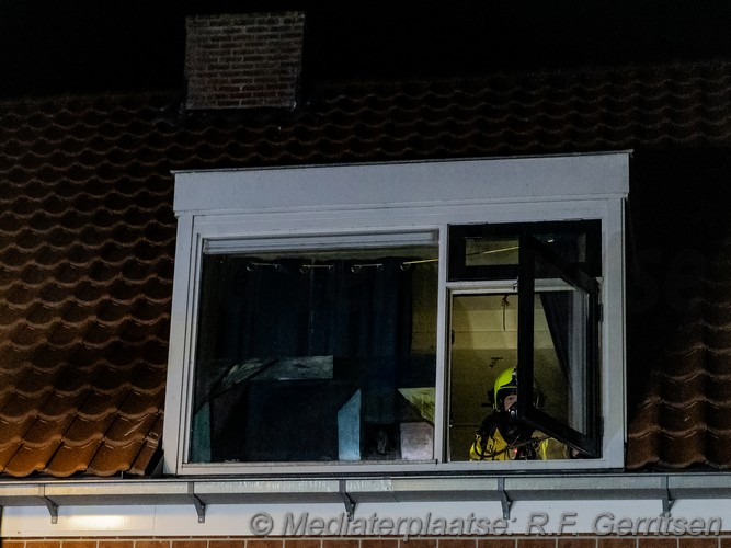 Mediaterplaatse fiets in brand fw reitzstraat gouda 12062025 12062025 BR Wegvervoer FW Reitzstraat Gouda 00006