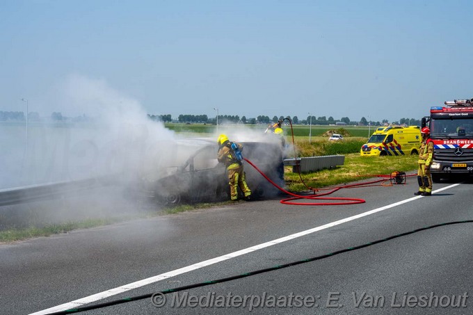 Mediaterplaatse ongeval brand op de A5 hoofddorp 13062025 13062025 ongeval op de A5 snelweg dicht 00004