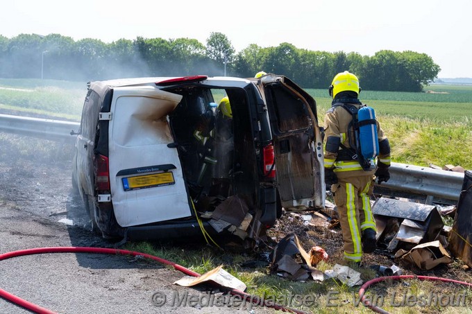 Mediaterplaatse ongeval brand op de A5 hoofddorp 13062025 13062025 ongeval op de A5 snelweg dicht 00018