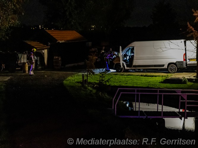 Mediaterplaatsen brand bedrijfsbusje fransekade vlist 04112025 Image00003