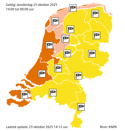 waarschuwing land 0 new