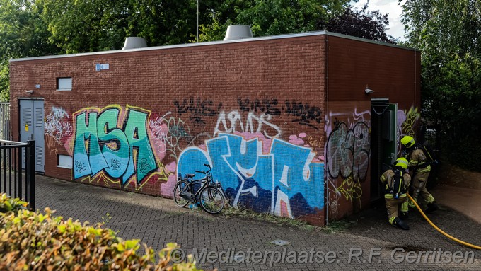 Mediaterplaatse brandje bijgebouw stationsweg bodegraven Image00011