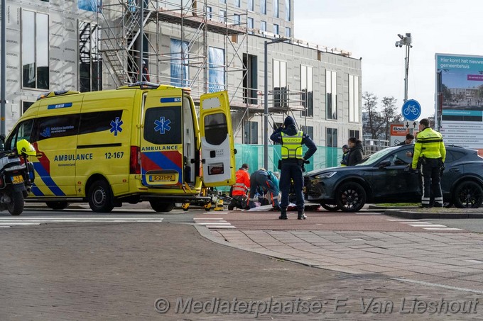 Mediaterplaatse ongeval fietser auto raadhuisplein hoofddorp 23022026 Image00001