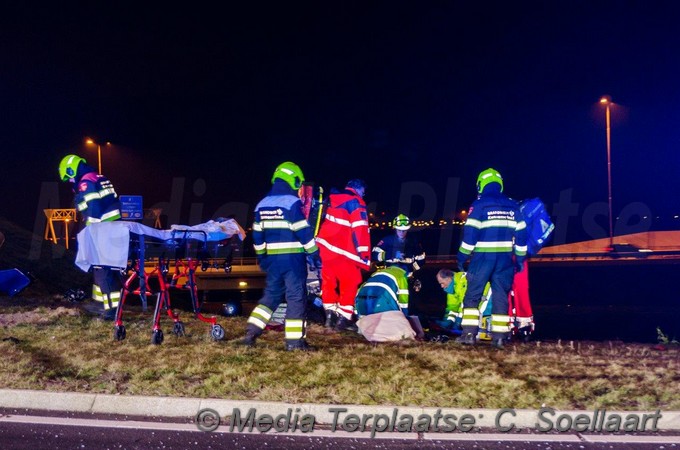 MediaTerplaatse Zwaar ongeval motor auto badhoevedorp 09012016 Image00005