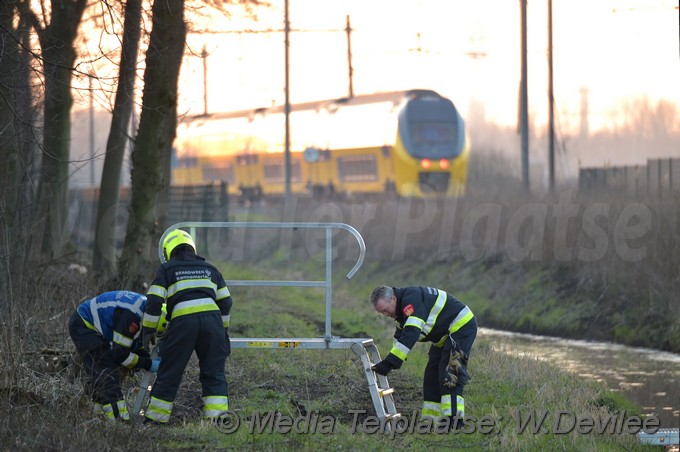 MediaTerplaatse ongeval trein persoon halfweg WPF 17022018 Image00003