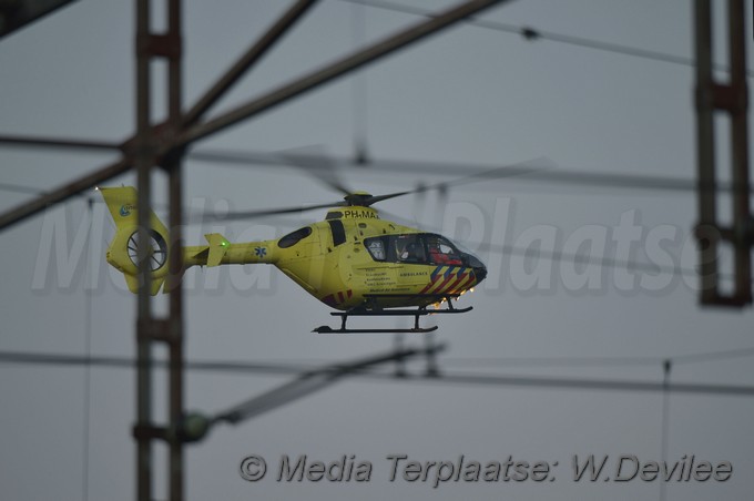 MediaTerplaatse ongeval trein persoon halfweg WPF 17022018 Image00007