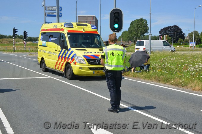 Mediaterplaatse ongeval motor auto hoofddorp 29072019 Image00010