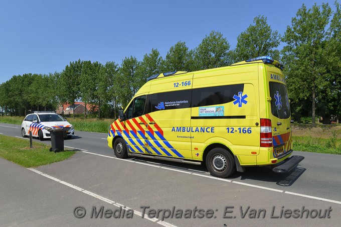 Mediaterplaatse ongeval hoofdweg lijnden fietser 04062019 Image00003