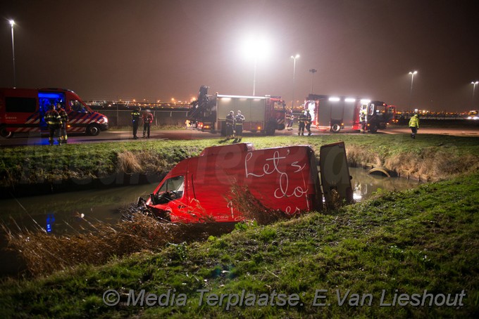 Mediaterplaatse ongeval busje te water vijfhuizen 07012019 Image00002