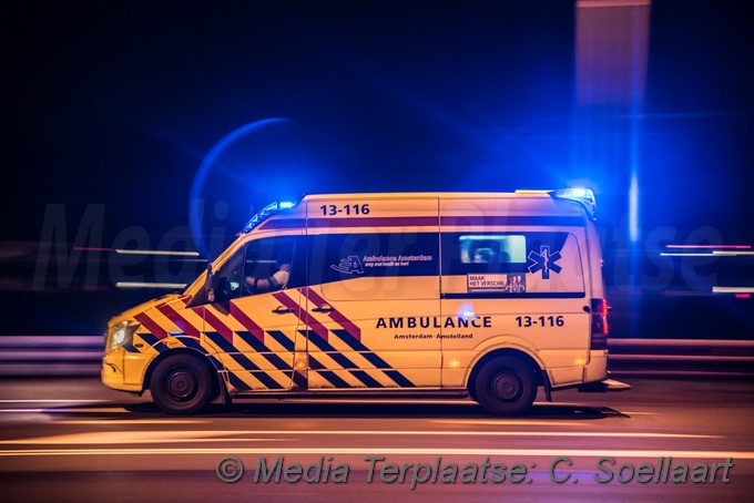 Mediaterplaatse ongeval N236 Amsterdam 02032019 Image00003