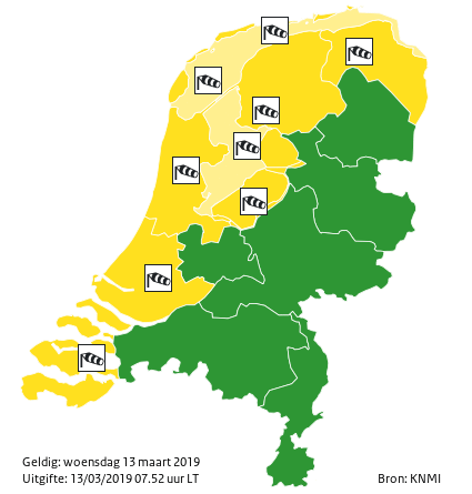 waarschuwing land 0 new