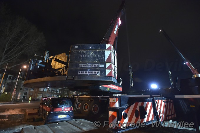 Mediaterplaatse brug liggers plaatsen valkbrug leiden 13032019 Image00012