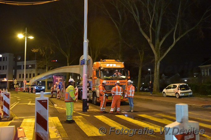 Mediaterplaatse brug liggers plaatsen valkbrug leiden 13032019 Image00015