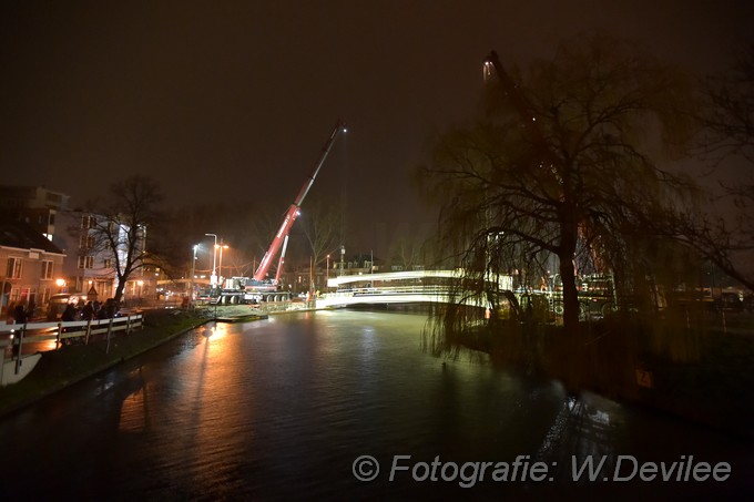 Mediaterplaatse brug liggers plaatsen valkbrug leiden 13032019 Image00017