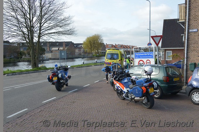 Mediaterplaatse ongeval aalsmeerderdijk wielrenner 31032019 Image00001