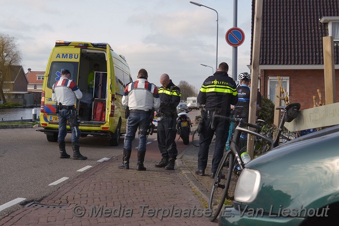 Mediaterplaatse ongeval aalsmeerderdijk wielrenner 31032019 Image00003