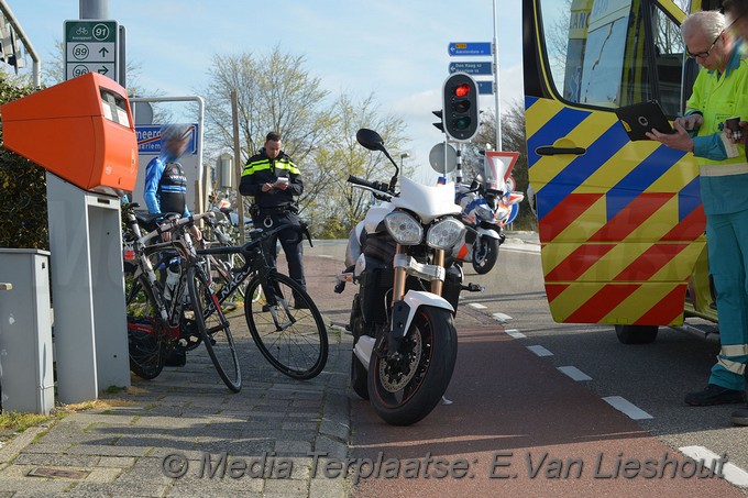 Mediaterplaatse ongeval aalsmeerderdijk wielrenner 31032019 Image00004