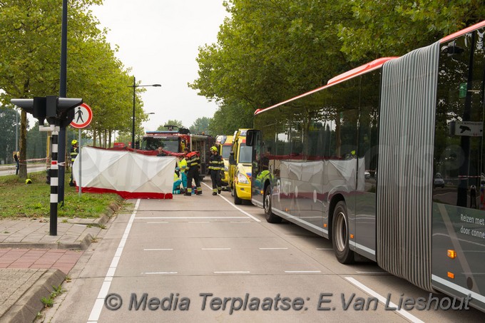 Mediaterplaatse ongeval fietser bus overleden 04092018 Image00001