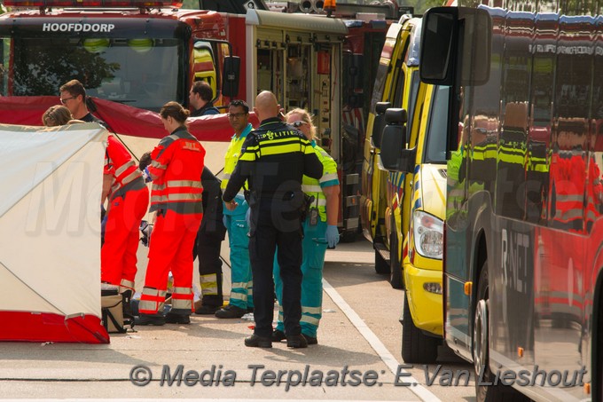 Mediaterplaatse ongeval fietser bus overleden 04092018 Image00006