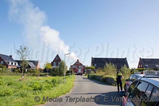 Mediaterplaatse zonnen panelen in brand zwaanshoek 13092018 Image00001