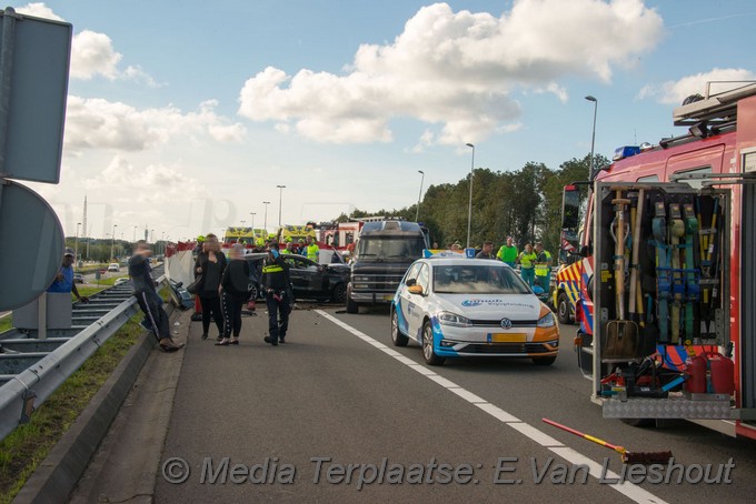 Mediaterplaatse ongeval zwaar twee doden A200 halfweg 1502018 Image00001