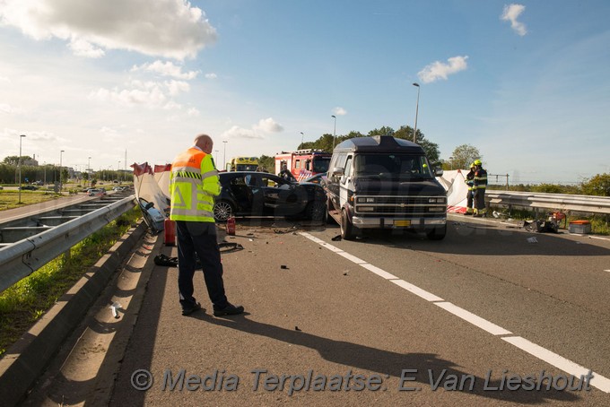 Mediaterplaatse ongeval zwaar twee doden A200 halfweg 1502018 Image00008