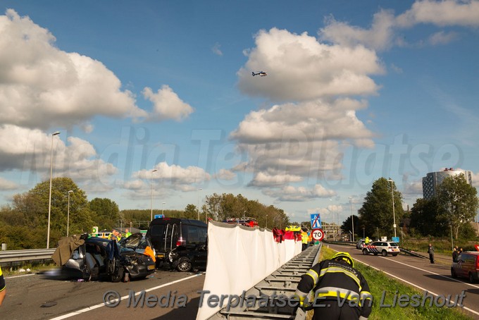 Mediaterplaatse ongeval zwaar twee doden A200 halfweg 1502018 Image00011