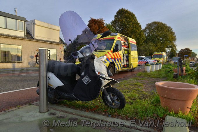 Mediaterplaatse ongeval rijsenhout auto scooter 12102018 Image00005