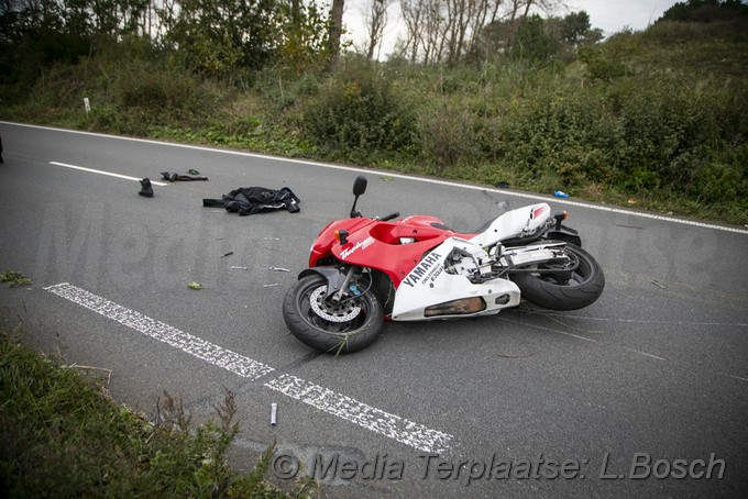 Mediaterplaatse ongeval zwaar motorrijder overveen 26102019 Image00012