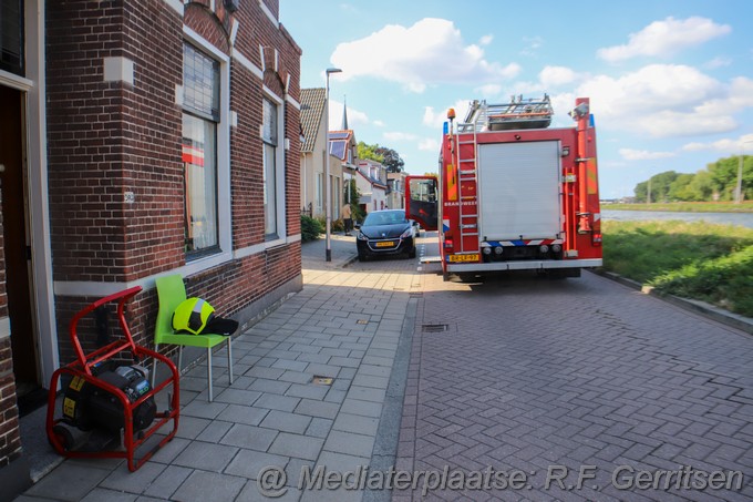 Mediaterplaatse woning brand zuidkade waddinxveen 22082022Image00019