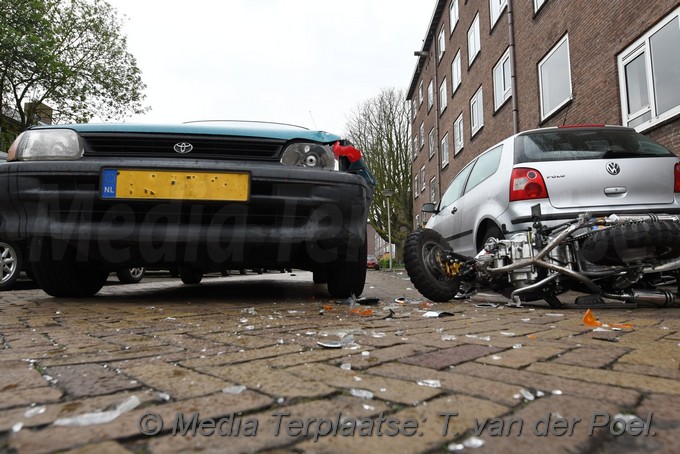 Mediaterplaatse ongeval brommer auto ldn 01042017 Image00002