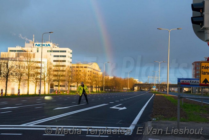 Mediaterplaatse ongeval n201 scooter auto hoofddorp 06042017 Image00015