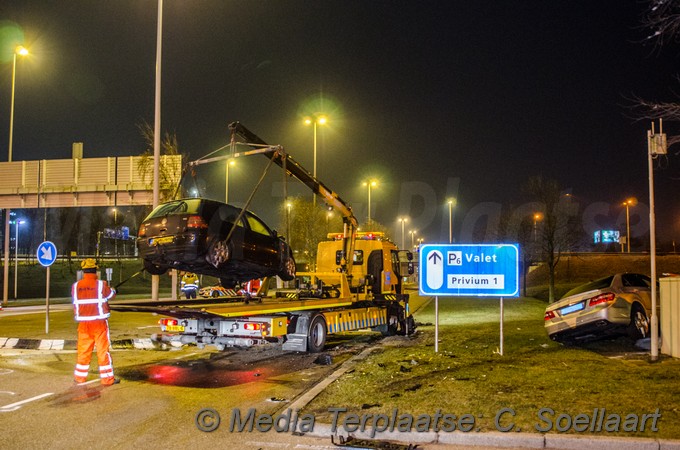 Mediaterplaatse Ongeval schiphol 2 gewonden 01042018 Image00006
