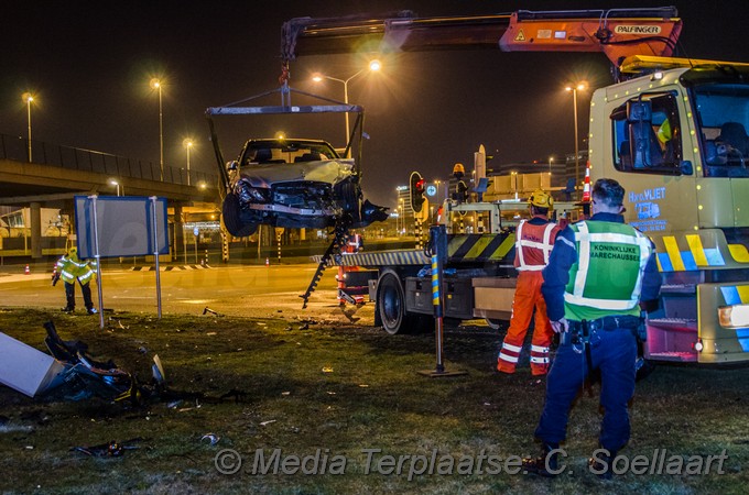 Mediaterplaatse Ongeval schiphol 2 gewonden 01042018 Image00008