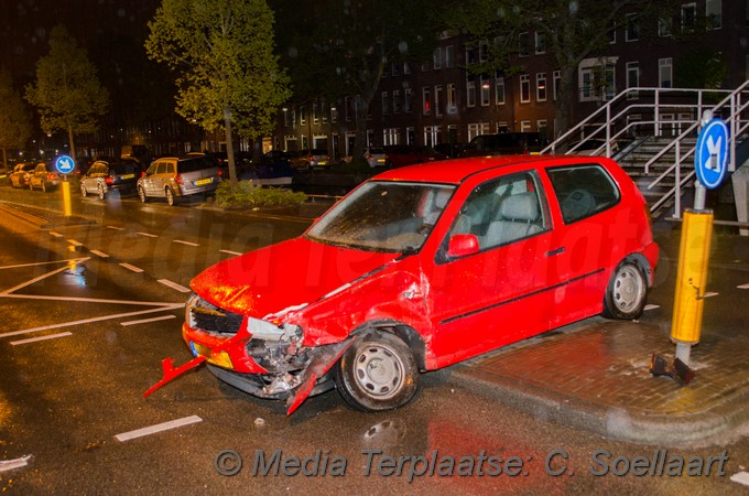 Mediaterplaatse Ongeval auto twee haarlem 28042018 Image00103
