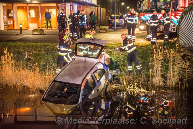 mediaterplaatse auto te water Mosselplaat hoofddorp 11122018 Image00001