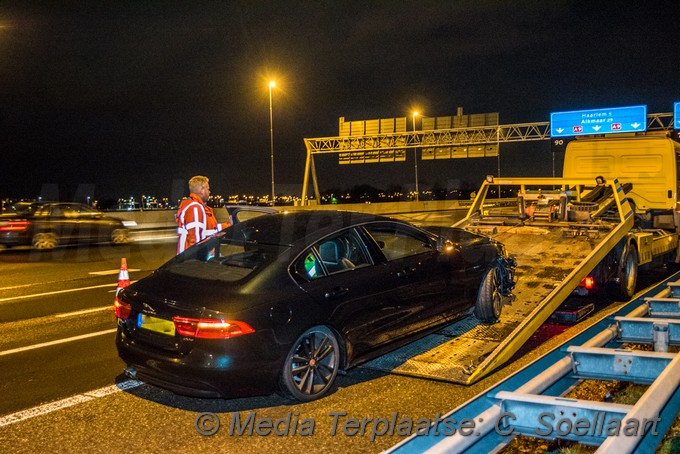 mediaterplaatse ongeval auto klapt op wegwerkers uitgeest 22122018 Image00003