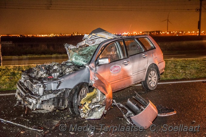 mediaterplaatse ongeval auto veel schade uitgeest 22122018 Image00004
